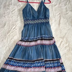 Miss bellina size 8 girls denim dress